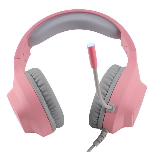 Imagem de Fone De Ouvido Headset Gamer Chroma Usb 7.1 Rgb Rosa - Gh804