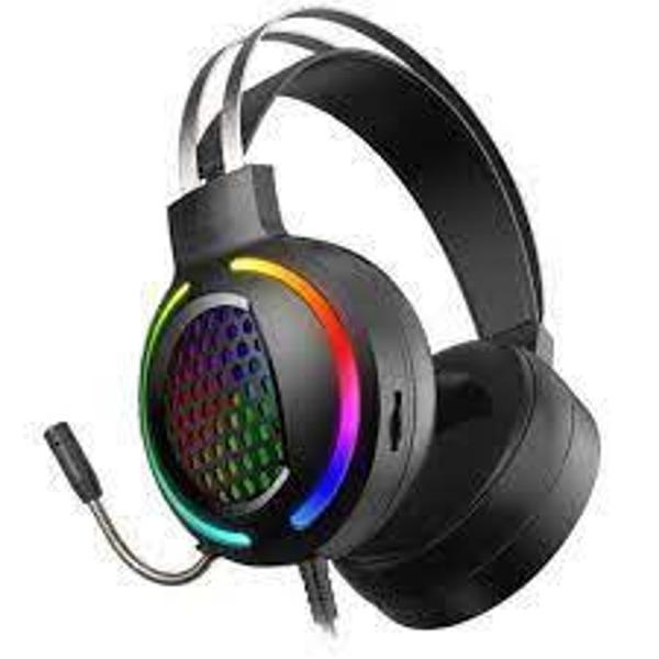 Imagem de Fone de Ouvido Headset Gamer com Led AOAS LT-058/AS-60 com Fio Revestido