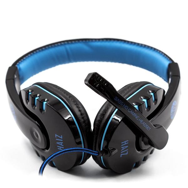 Imagem de Fone de Ouvido Headset Gamer Compatível Pc Vídeo Game Celular Alpha Bass Haiz HZ-1804