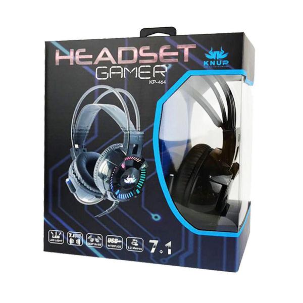 Imagem de Fone De Ouvido Headset Gamer Deep Bass Usb+P2 Kp-464