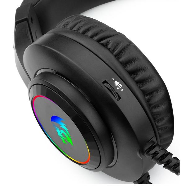 Imagem de Fone de Ouvido Headset Gamer Hylas RGB C/ Adap P2/USB H260RGB Redragon