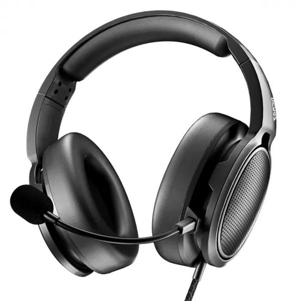 Imagem de Fone de Ouvido Headset Gamer Izuma Para Notebook Dell Acer Conexão  P2/P3 Com Microfone Profissional Removível Cor Preto