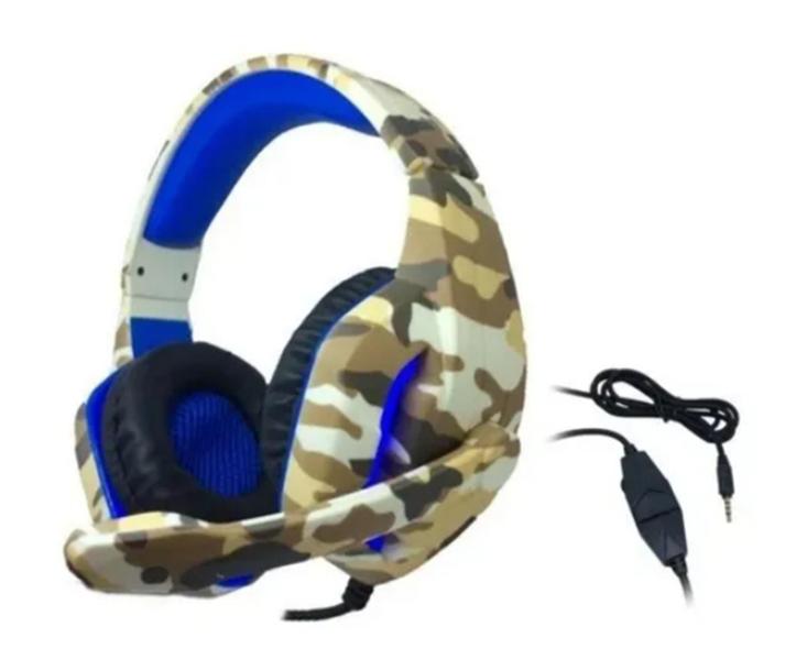 Imagem de Fone de ouvido Headset Gamer Led Tecdrive  Camuflado