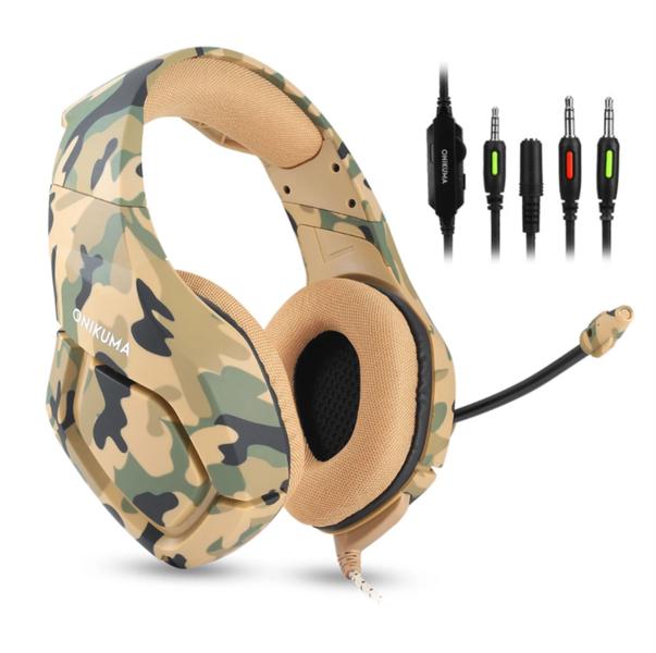 Imagem de Fone de Ouvido Headset Gamer Onikuma K1B Camuflado