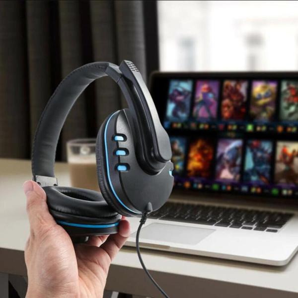 Imagem de Fone de Ouvido Headset Gamer para Celular PC Música Jogos Online