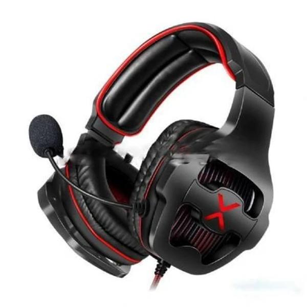 Imagem de Fone de Ouvido Headset Gamer Super Bass USB + P2 Duplo Luz de Led - HF-G650 - Exbom