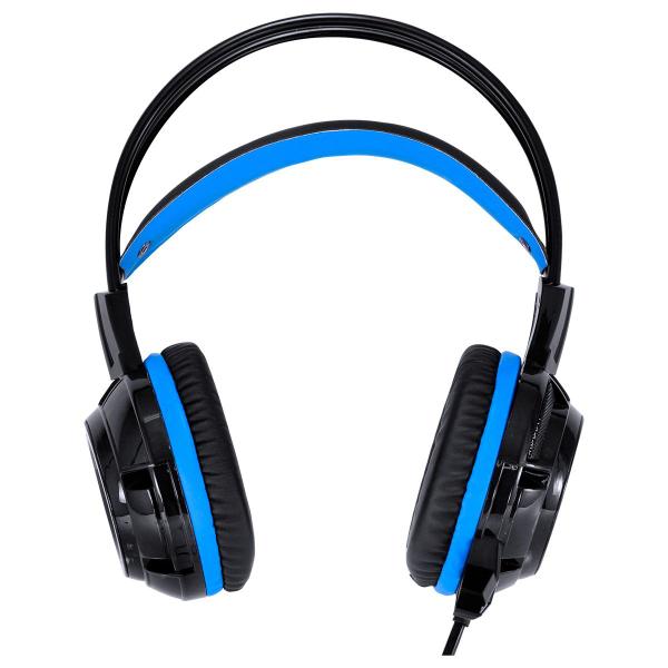 Imagem de Fone De Ouvido Headset Gamer Taranis V2 P2 Com Microfone - Preto E Azul