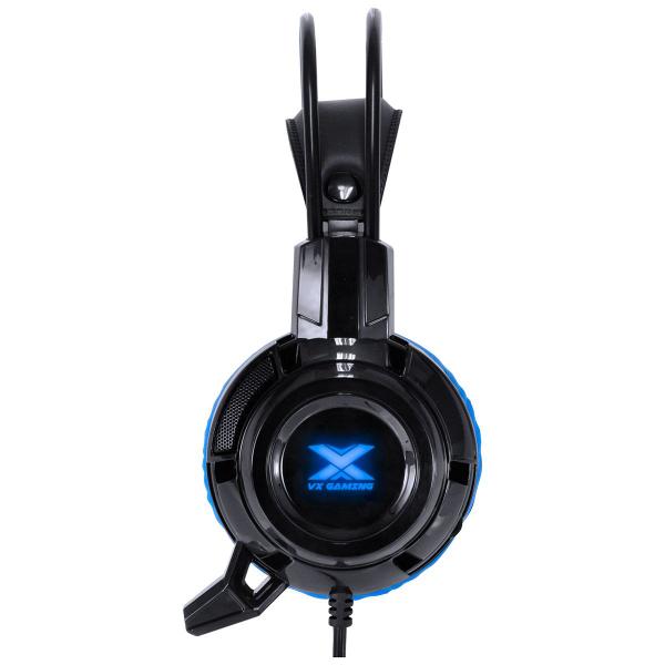 Imagem de Fone De Ouvido Headset Gamer Taranis V2 P2 Com Microfone - Preto E Azul