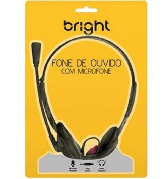 Imagem de Fone De Ouvido Headset Home Office Com Microfone Conector P2 Haste Regulável