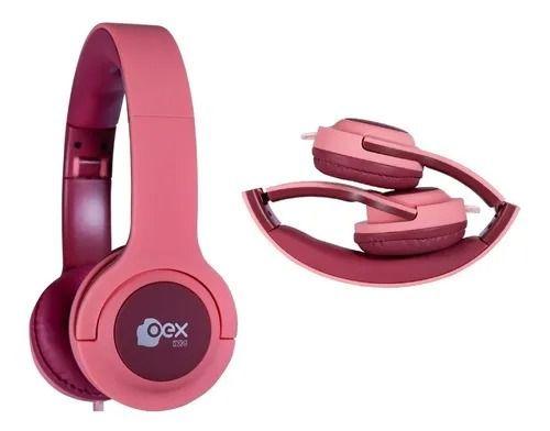 Imagem de Fone De Ouvido Headset Infantil 15mw Oex Sugar Hs-317 Cereja