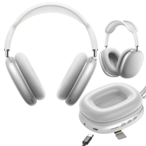 Imagem de Fone De Ouvido Headset P9 Bluetooth Max Prata