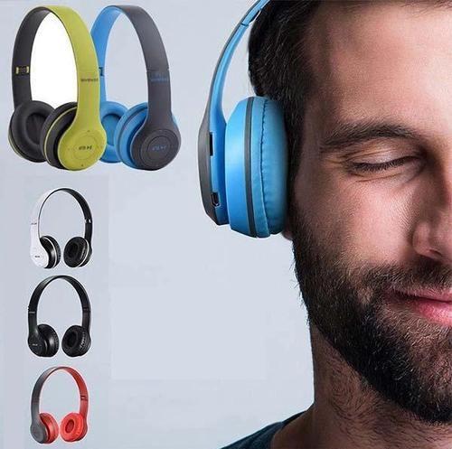 Imagem de Fone de Ouvido Headset Sem Fio Bluetooth Dobrável para Celular Pc Tablet Notebook com Microfone Musicas Gamer