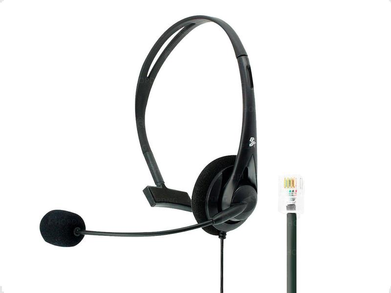 Imagem de Fone De Ouvido Headset Telemarketing Com Microfone RJ9