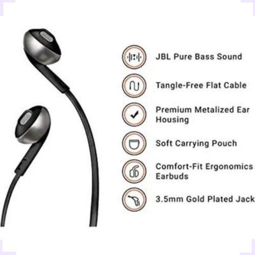 Fone De Ouvido In-ear Com Fio Som Microfone Alta Qualidade - HDL Imagem de Fone De Ouvido In-ear Com Fio Som Microfone Alta Qualidade