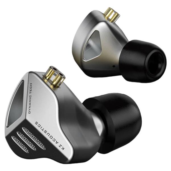 Imagem de Fone De Ouvido In-ear Kz Zvx Hi-Fi Preto Sem Microfone Com Retorno de Palco Original Com Nota Fiscal