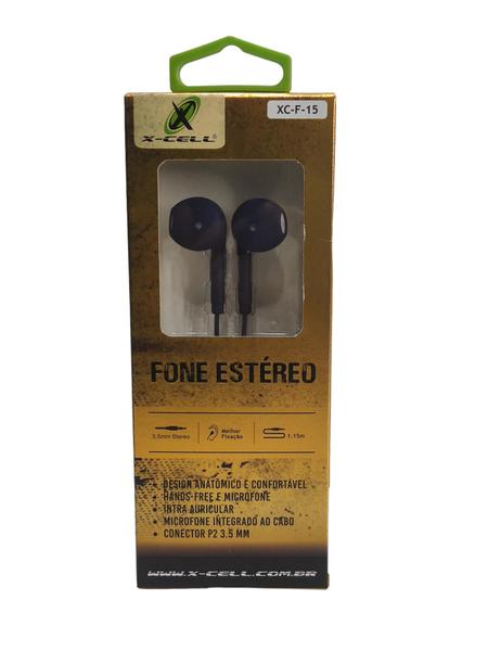 Imagem de Fone De Ouvido In-ear Plug P2 Com Microfone Para Celular