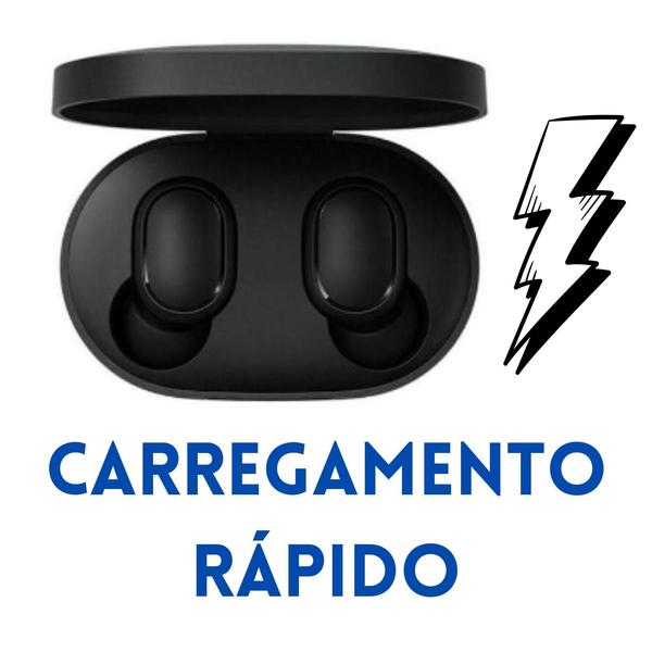 Imagem de Fone De Ouvido In-Ear Sem Fio Preto Para Moto G7 Power