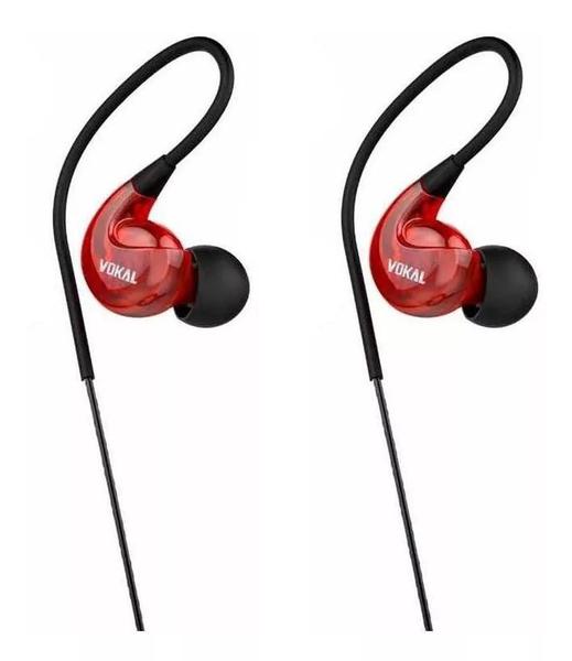 Imagem de Fone De Ouvido In Ear Vokal E40 - Cor Vermelho