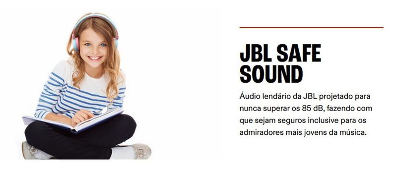 Imagem de Fone de Ouvido Infantil JBL JR310BT Bluetooth - Azul Com Rosa