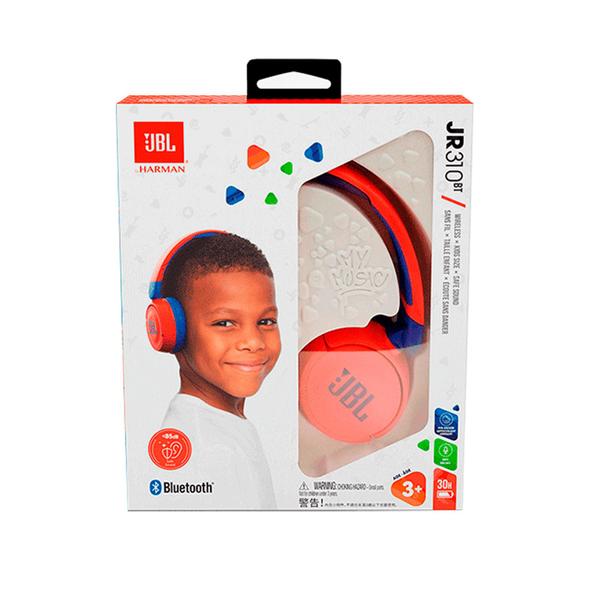 Imagem de Fone de Ouvido Infantil Jbl JR310BT Bluetooth com Microfone Integrado Vermelho/Azul para Criança