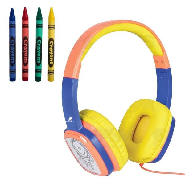 Imagem de Fone De Ouvido Infantil Kids Com Fio Colorir Xc-Hs17 X-Cell