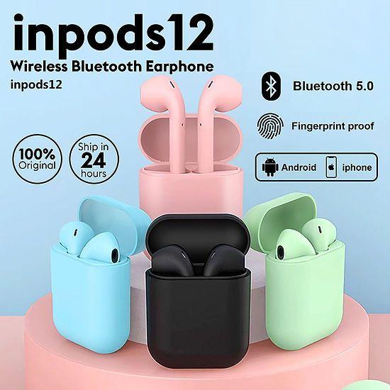 Imagem de Fone de Ouvido InPods OTTO PRO Macaron  I12  Bluetooth