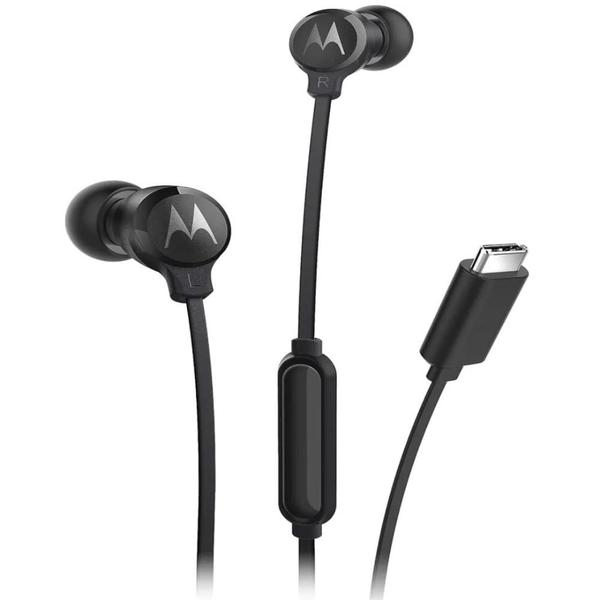 Imagem de Fone de Ouvido Intra-Auricular Earbuds 3C-S Tipo-C Preto - Motorola