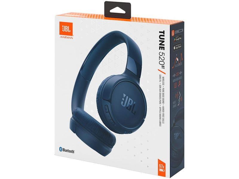 Imagem de Fone de Ouvido JBL On Ear T520BT sem Fio Bluetooth Função Voice Aware