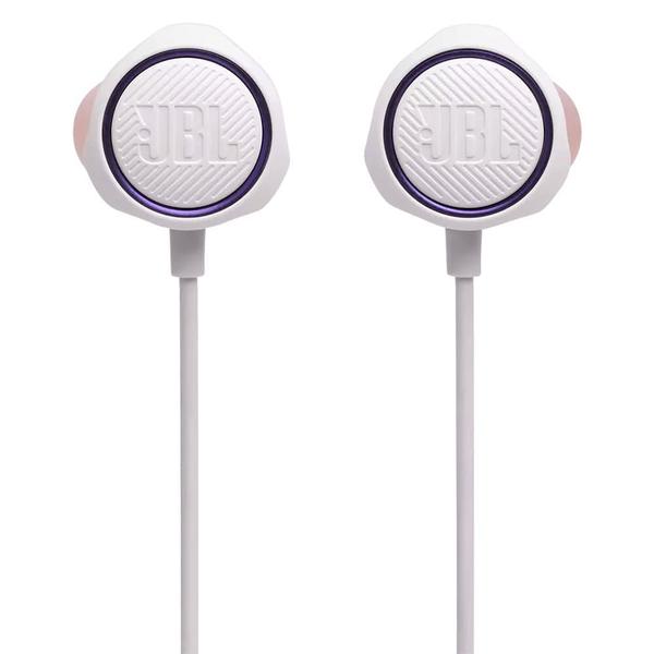 Imagem de Fone de Ouvido JBL Quantum 50 Branco Gamer com Microfone Controle de Volume Mic Mute Plug 3,5mm P3