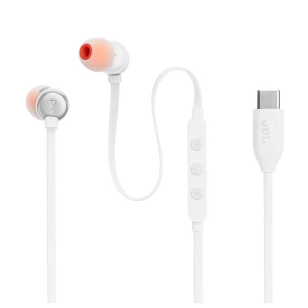 Imagem de Fone de Ouvido JBL Tune 310C USB-C In Ear Branco - LT310C