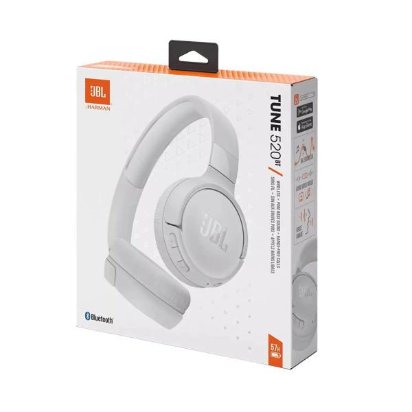 Imagem de Fone de Ouvido JBL Tune 520BT Branco Bluetooth