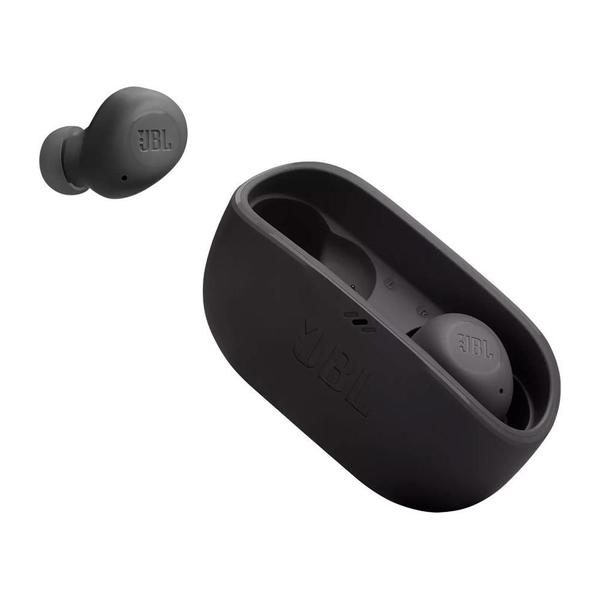 Imagem de Fone de Ouvido JBL Wave Buds, Bluetooth, Resistente á Água e Poeira, Preto - JBLWBUDSBLK