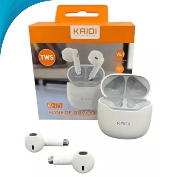 Imagem de Fone De Ouvido Kaidi Bluetooth Sem Fio Compacto com Alta Qualidade