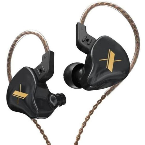 Imagem de Fone de Ouvido KZ EDX In Ear Retorno Profissional Preto BK