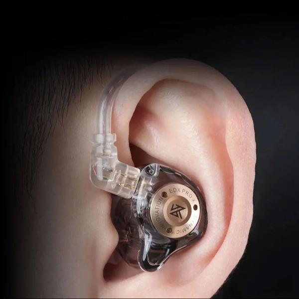 Imagem de Fone de Ouvido KZ EDX Pro Cinza In-Ear, Retorno de Palco