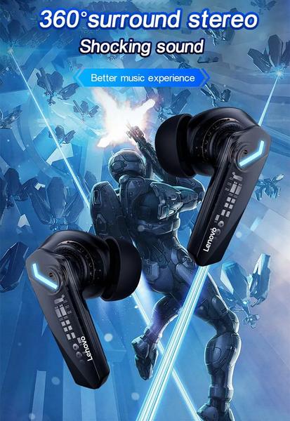 Imagem de Fone De Ouvido Lenovo Gm2 Pro Gamer Music Bluetooth 5.3 Original com NF