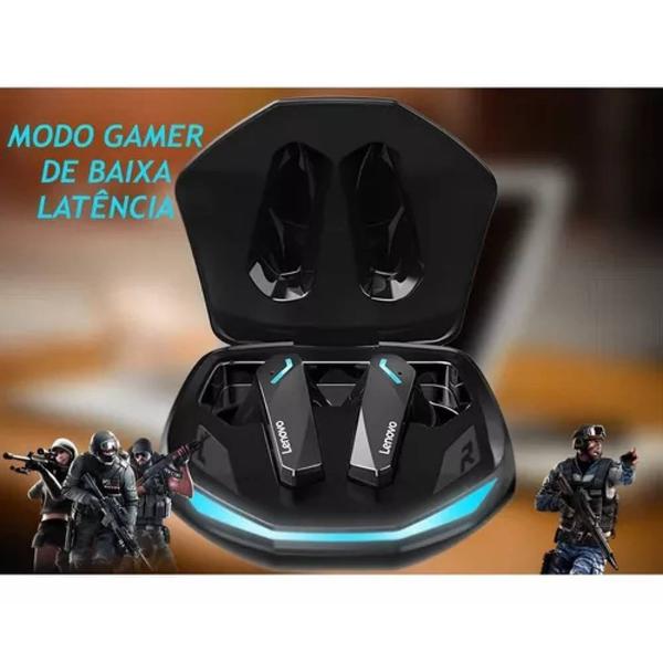 Imagem de Fone De Ouvido Lenovo Gm2 Pro Gamer Music Bluetooth 5.3 Preto