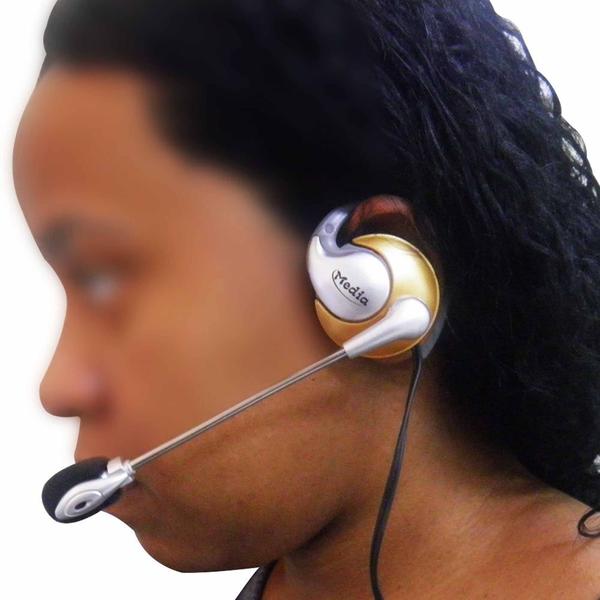 Imagem de Fone de ouvido microfone 10 unidades P2  Computador  whatsapp Headset