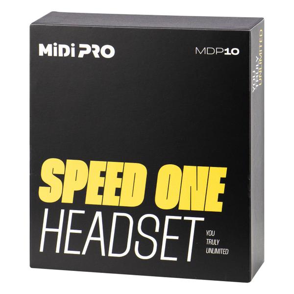 Imagem de Fone de Ouvido Midi Pro Speed One MDP-10 - Bluetooth - com Microfone - Cinza e Laranja