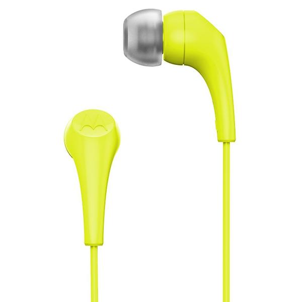 Imagem de Fone De Ouvido Motorola Earbuds 2 Com Microfone E Isolamento De Ruído Verde Limão