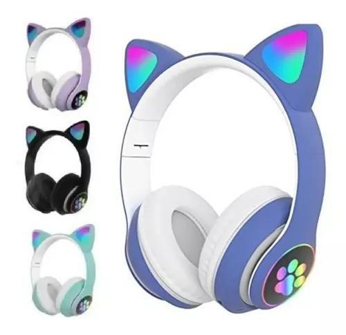 Imagem de Fone De Ouvido Orelha Gatinho Headphone Gamer Infantil Led