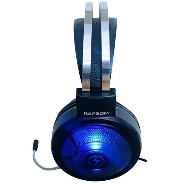 Imagem de Fone De Ouvido Over-Ear Gamer Com Luz Rgb Led Pc Games