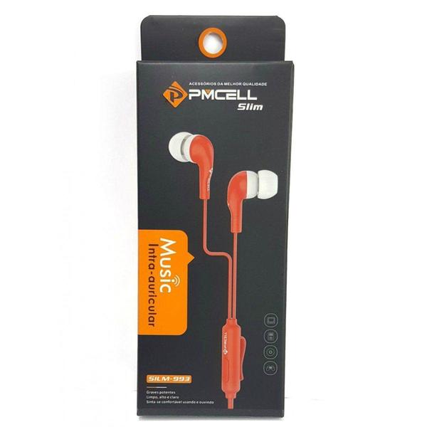 Imagem de Fone de Ouvido P2 PMCELL Slim-993 Music Intra-Auricular FO11 - Escolha Cor