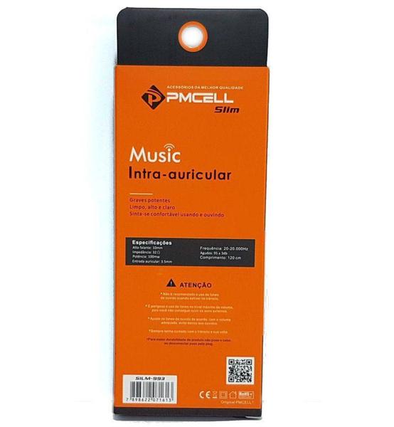 Imagem de Fone de Ouvido P2 PMCELL Slim-993 Music Intra-Auricular FO11 - Escolha Cor