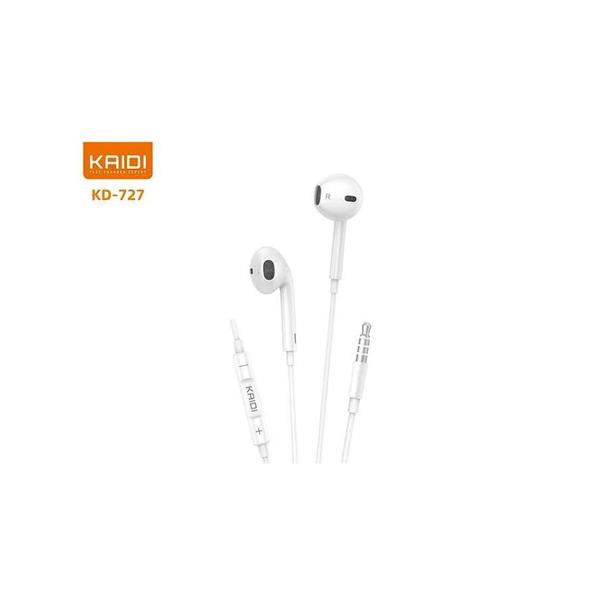 Imagem de Fone de Ouvido P3 3.5mm Estéreo Auricular com Microfone Ajuste de Volume KD-727 Kaidi 