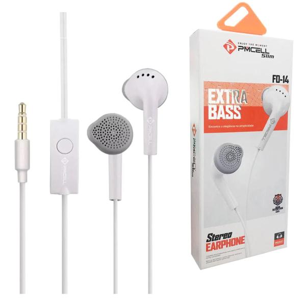 Imagem de Fone de Ouvido Para Android com Fio e Microfone PMCell FO-14