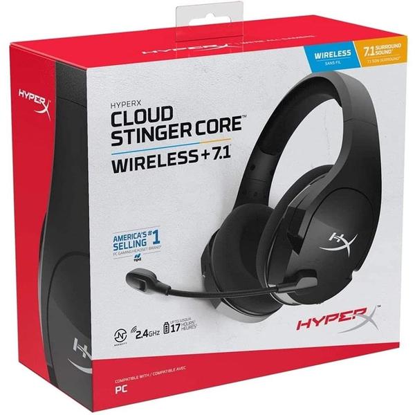 Imagem de Fone de ouvido para jogos HyperX Cloud Stinger Core Wireless Black PC