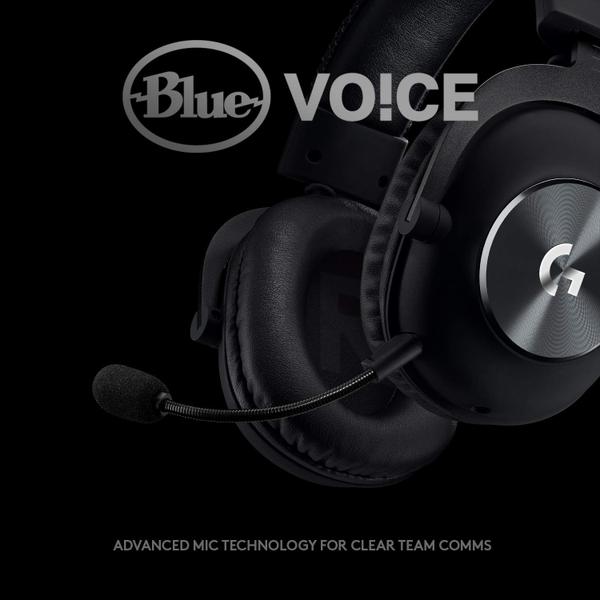 Imagem de Fone de ouvido para jogos Logitech G Pro X Wired Blue VO! PONTOS DE GELO 7.1