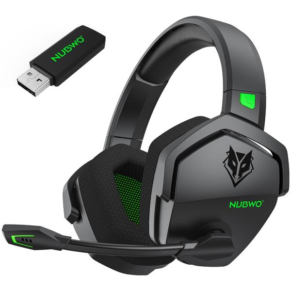 Imagem de Fone de ouvido para jogos NUBWO G06 Dual Wireless com microfone para PS5, PS4, PC