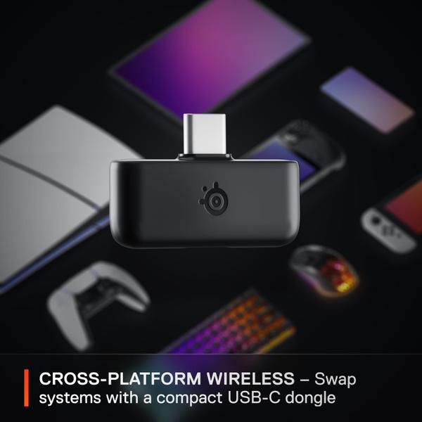 Imagem de Fone de ouvido para jogos SteelSeries Arctis Nova 5 Wireless com bastão de 60 horas